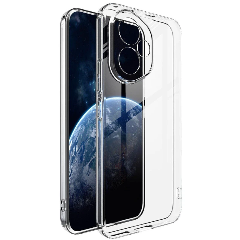 Ультратонкий силиконовый чехол 1,5 мм с защитой камеры для Honor 400 – Бесцветный (прозрачный). Фото 1 из 1