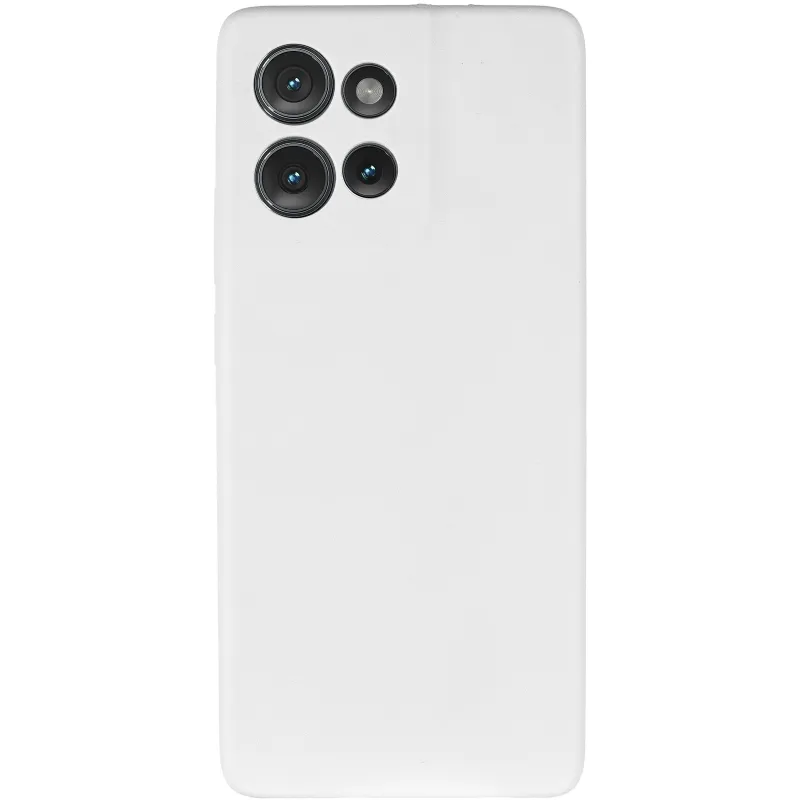 Чохол Silicone Cover Ummi Lakshmi Full Camera (AA) для Motorola Edge 50 – Білий / White. Фото 3 з 17