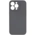 Чехол Silk Full Camera (AA) NO LOGO with Magnetic Fit для Apple iPhone 16 Pro Max – Серый / Dark Gray. Фото 3 из 4