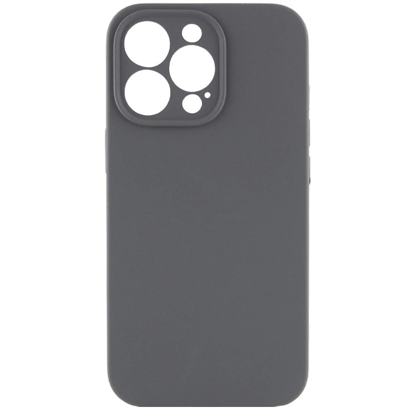 Чехол Silk Full Camera Protective (AA) NO LOGO для Apple iPhone 15 Pro Max (6.7") – Серый / Dark Gray. Фото 2 из 11