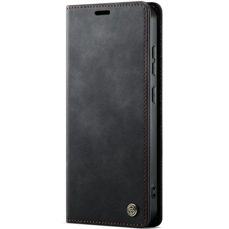 Шкіряний чохол-книжка CaseMe Velvet Matte для Samsung Galaxy S26 FE – Black. Фото 1 з 5