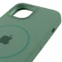 Чохол Silicone Armor Max with MagSafe для Apple iPhone 15 (6.1") – Зелений / Pine green. Фото 5 з 6