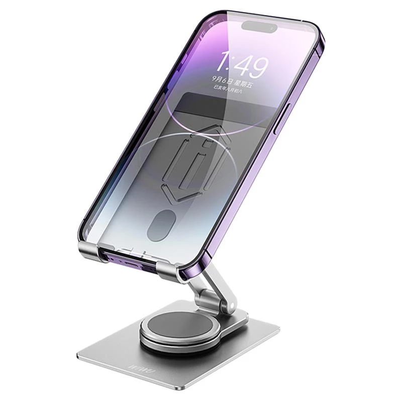 Підставка для планшетов WIWU ZM107 Desktop Rotation Stand  For Tablet up to 12.9 inch – silver. Фото 3 з 6