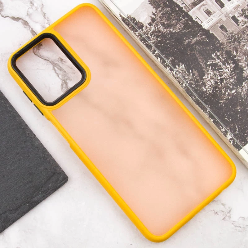 Чохол TPU+PC Lyon Frosted на Motorola Moto G14 – Orange. Фото 4 з 6