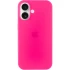 Чохол Silicone Case з закритим низом на Apple iPhone 16 Plus – Рожевий / Barbie pink. Фото 1 з 7