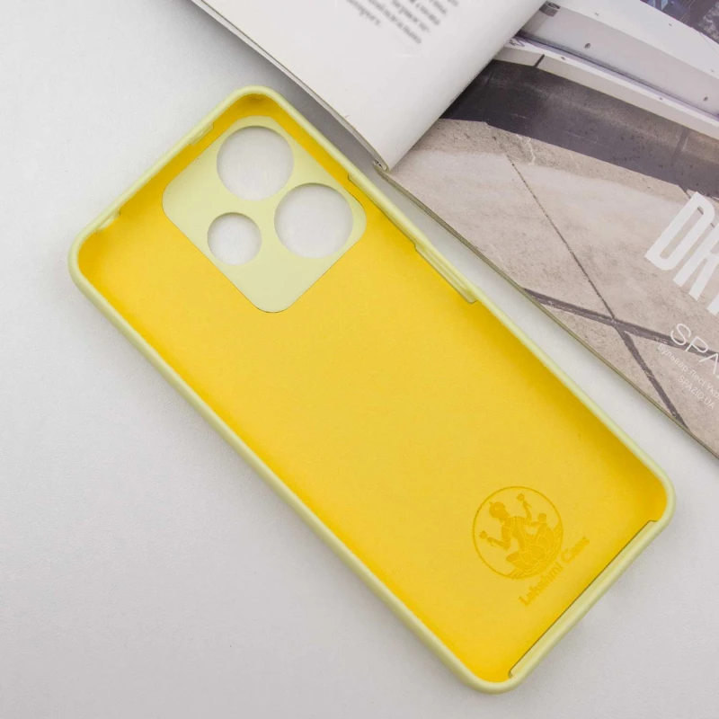 Чохол Silicone Cover Ummi Lakshmi Full Camera (AA) для Xiaomi Poco M6 4G – Жовтий / Mellow Yellow. Фото 3 з 5
