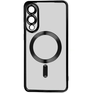 Хромовий TPU чохол з MagSafe на Samsung Galaxy S25 Edge фото 1 з 2