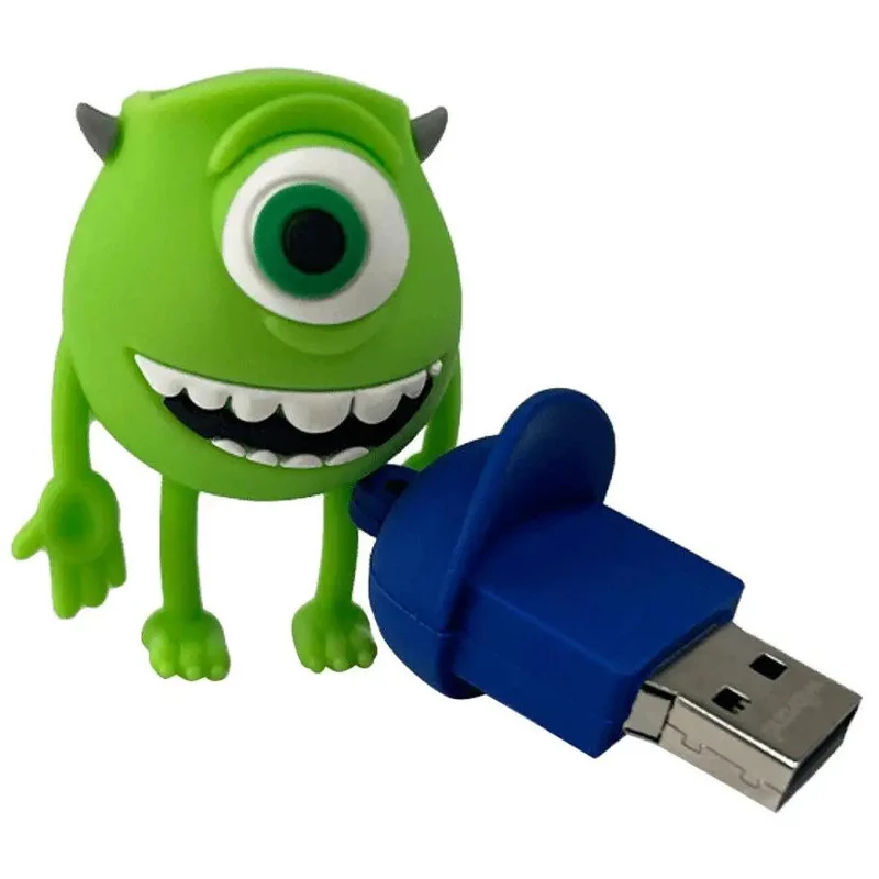 Флеш накопичувач USB 2.0 Wibrand Mike Wazowski 16GB – Green. Фото 5 з 5