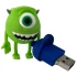 Флеш накопичувач USB 2.0 Wibrand Mike Wazowski 16GB – Green. Фото 5 з 5