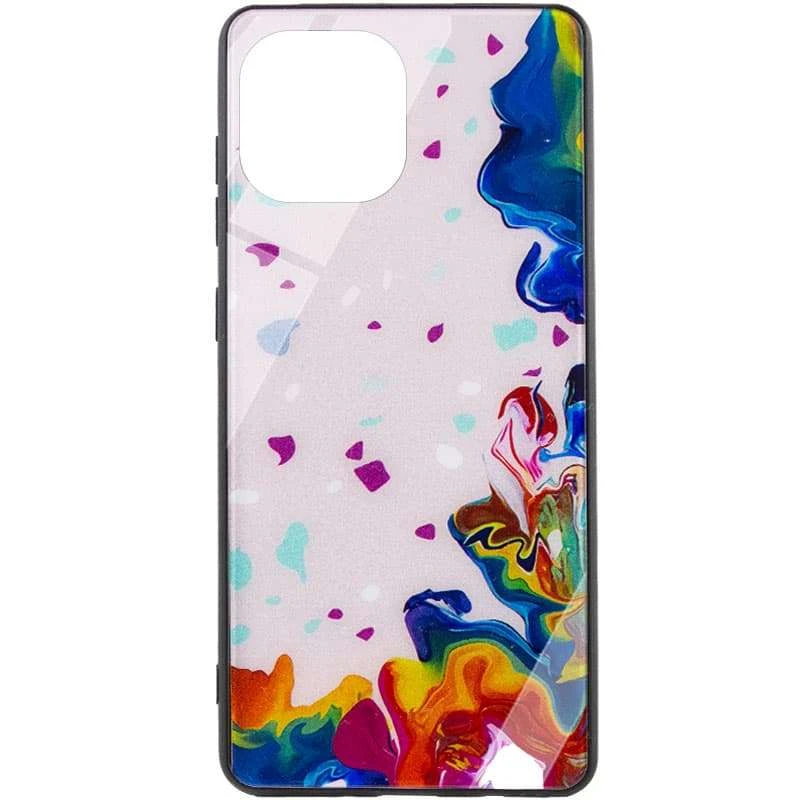 

Стеклянный чехол Diversity для Xiaomi Mi 11 Lite (Stains multicolored)