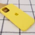 Чохол Silicone Case з закритим низом на Apple iPhone 12 (6.1") – Жовтий / Yellow. Фото 2 з 3