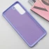 Чохол Silicone Case Lakshmi Elit на Samsung Galaxy S21 – Бузковий / Dasheen. Фото 3 з 4