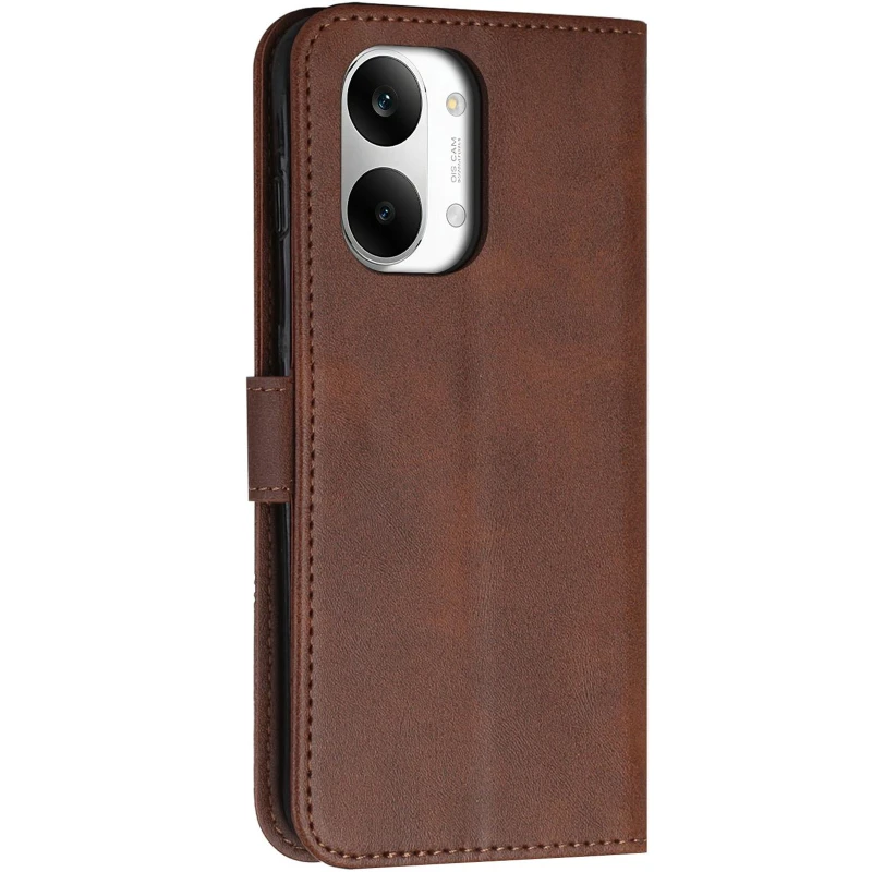Кожаный чехол-книжка Jet Cover для Xiaomi Poco X8 Pro Max – Brown. Фото 3 из 4
