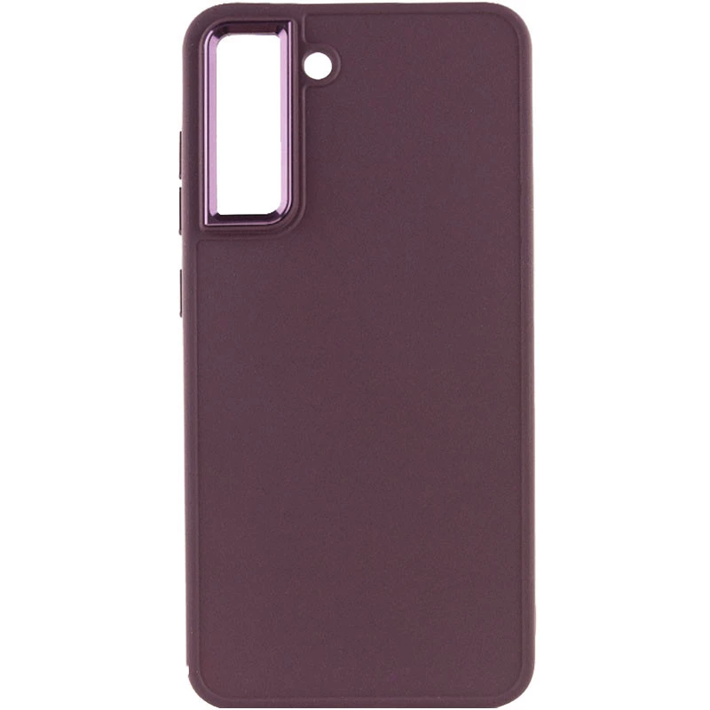 TPU чохол Bonbon з металевими кнопками на Samsung Galaxy S24+ – Бордовий / Plum. Фото 3 з 11