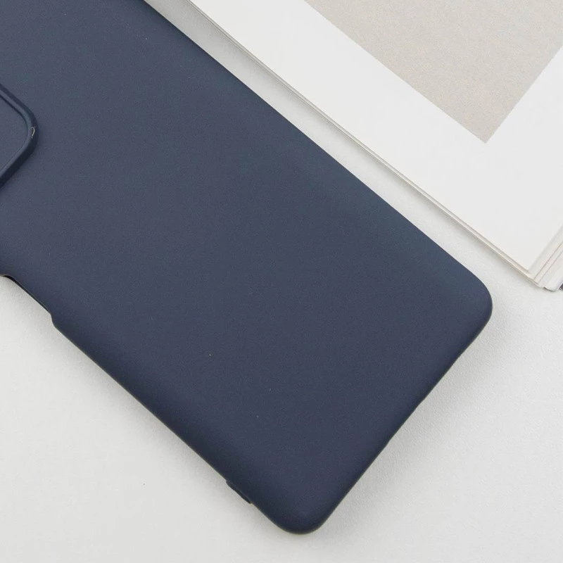 Кольоровий силіконовий чохол GETMAN із закритою камерою для Xiaomi Redmi 10 – Синій / Midnight Blue. Фото 2 з 5
