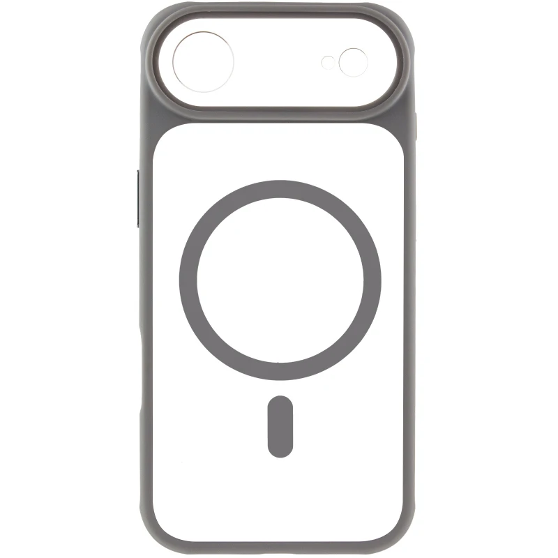 Чохол TPU GETMAN Moon Clear with MagSafe для Apple iPhone 17 Air (6.5") – Grey. Фото 4 з 7