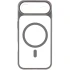 Чохол TPU GETMAN Moon Clear with MagSafe для Apple iPhone 17 Air (6.5") – Grey. Фото 4 з 7