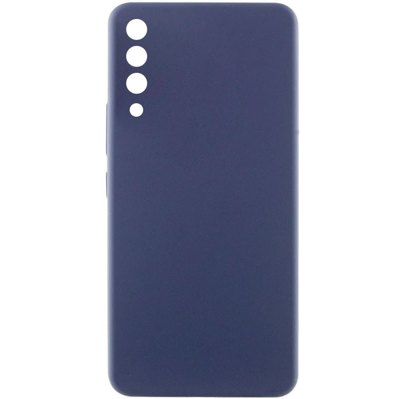 Чехол Silicone Case Lakshmi Premium з закритою камерою на Samsung Galaxy A50 (A505F) / A50s / A30s – Темно-синий / Midnight blue. Фото 1 из 3