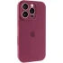 Чехол Silicone Case с защитой камеры для Apple iPhone 16 Pro Max – Бордовый / Plum. Фото 2 из 6