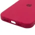 Чехол Silicone Case с закрытым низом для Apple iPhone 17 (6.3") – Красный / Rose Red. Фото 6 из 6