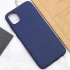 Кольоровий силіконовий чохол на Samsung Galaxy A04e – Синій. Фото 5 з 5