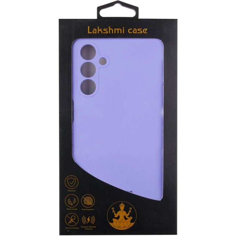 Чохол Silicone Case Lakshmi Premium L з закритою камерою на Samsung Galaxy S24 – Бузковий / Dasheen. Фото 7 з 12