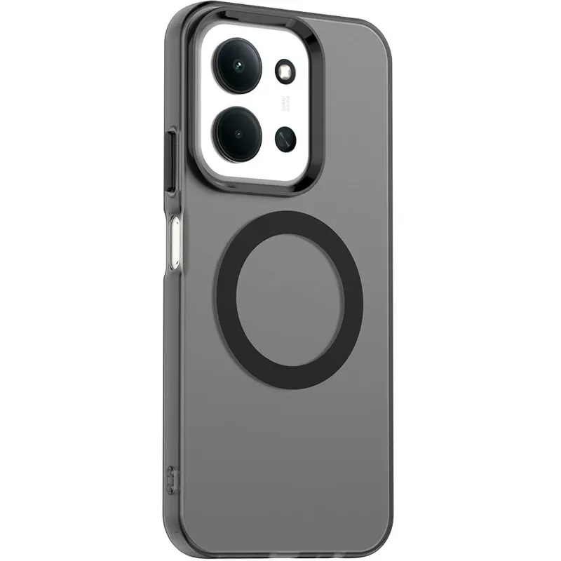 TPU+PC чохол Hybrid Magnetic Safe Case для Xiaomi Poco C85 (Global) – Black. Фото 1 з 4