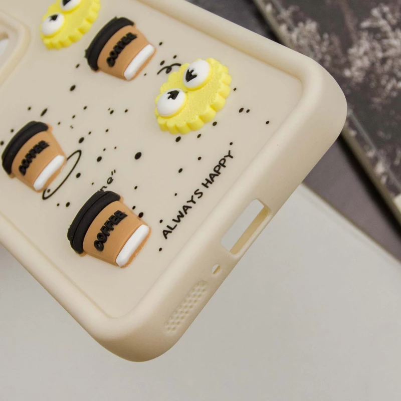 Чохол TPU Toys Case для Xiaomi Poco M6 Pro 4G – Sand / Always Happy. Фото 6 з 6