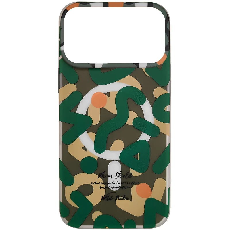 TPU чохол Pastel Chaos with MagSafe для Apple iPhone 17 Pro (6.3") – Green. Фото 1 з 1