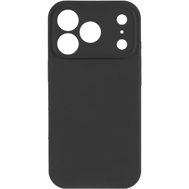 Чехол Silk Full Camera Protective (AA) NO LOGO для Apple iPhone 17 Pro Max (6.9") – Черный / Black. Фото 2 из 5