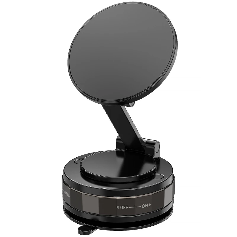 Автотримач WIWU Wi-CH057 Holdex Magnetic Car Holder with Vacuum Mount – Black. Фото 1 з 4