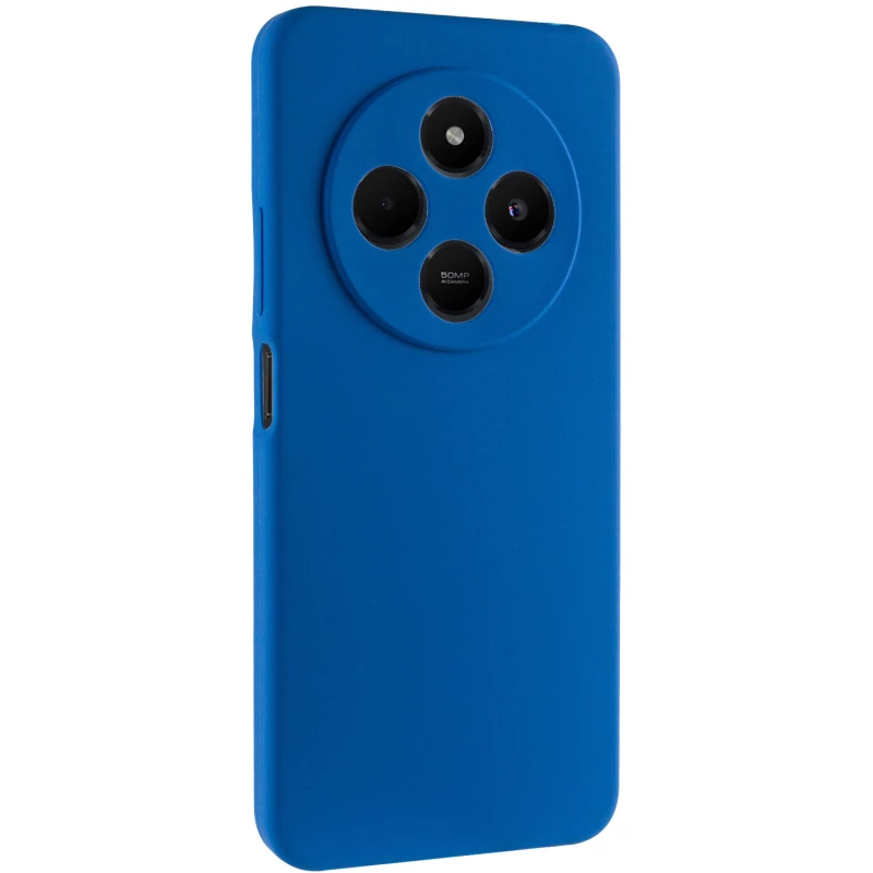 Чохол Silicone Case Lakshmi Plus з закритою камерою на Xiaomi Redmi 14C / Poco C75 – Синій / Navy Blue. Фото 2 з 6