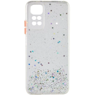 Чехол с блестками и защитой камеры для Xiaomi Poco X4 Pro 5G фото 1 из 2