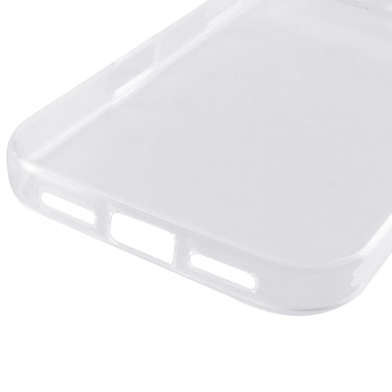 Ультратонкий силіконовий чохол 1мм на Apple iPhone 17 Pro (6.3") – Безбарвний (прозорий). Фото 5 з 5