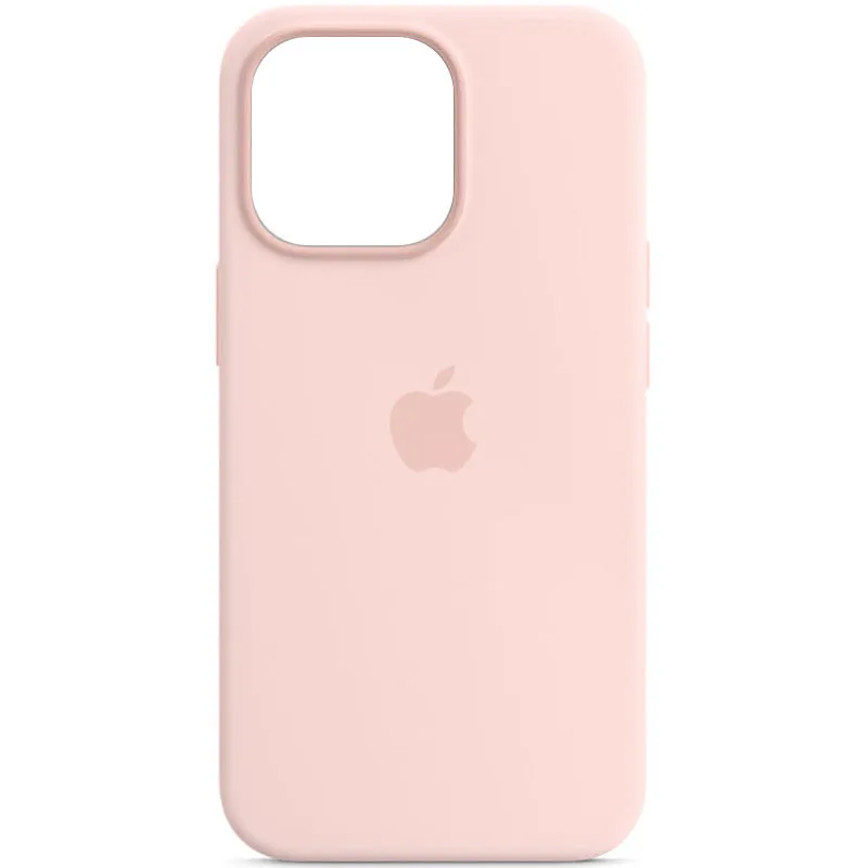 Чохол Silk Full Protective (AA) для Apple iPhone 14 (6.1") – Рожевий / Chalk Pink. Фото 2 з 3
