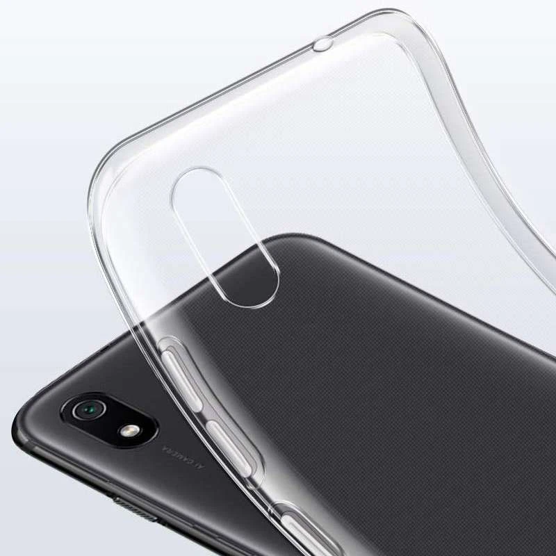 Ультратонкий силіконовий чохол 1мм на Xiaomi Redmi 7A – Безбарвний (прозорий). Фото 2 з 3