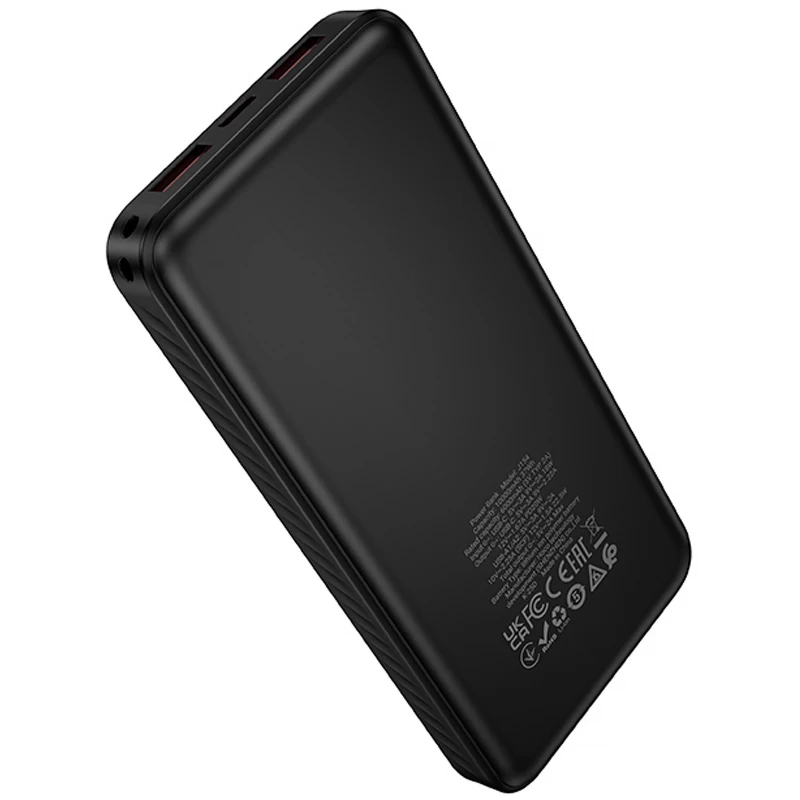 Портативний ЗП Power Bank Hoco J154 Victorious 22.5W+PD20W 10000 mAh – Black. Фото 2 з 3
