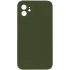 Чехол Silicone Case Square L с защитой камеры для Apple iPhone 11 (6.1") – Зеленый / Dark Olive. Фото 1 из 1