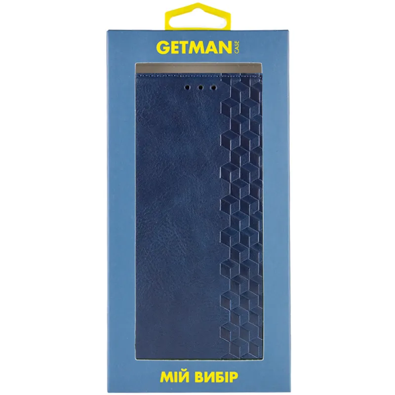 Чехол книжка GETMAN Cubic для Apple iPhone 12 Pro Max (6.7") – Синий. Фото 4 из 4