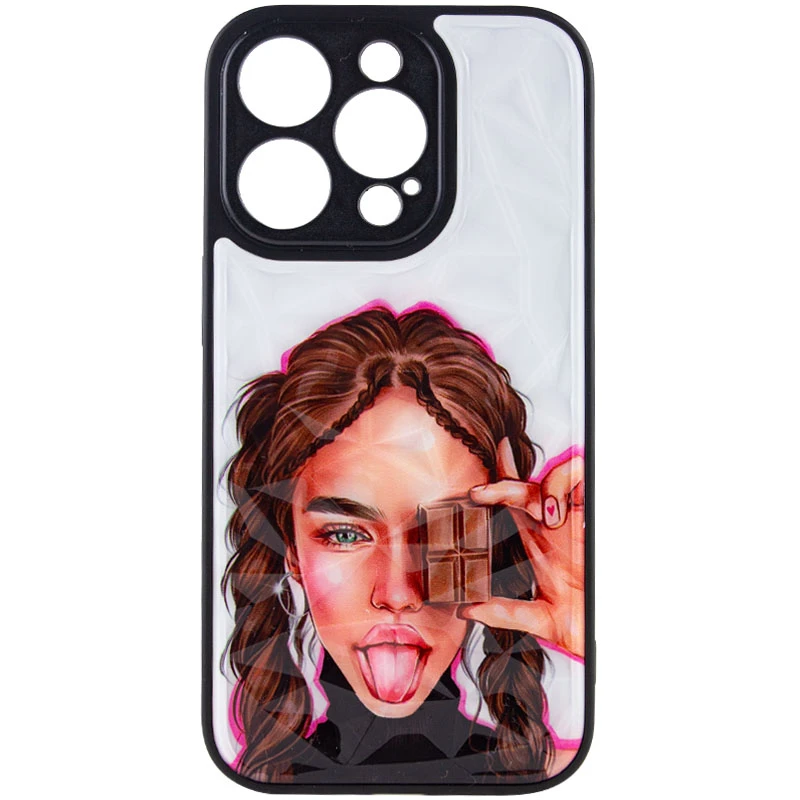Скляний чохол Prisma Ladies на Apple iPhone 14 Pro (6.1") – Chocolate. Фото 2 з 6
