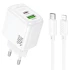 СЗУ Hoco CS55A Surplus PD30W+QC3.0 (1USB-A/1C) + Type-C to Lightning фото 1 из 1