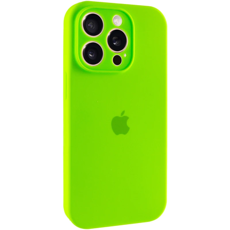 Чохол Silicone Case з захистом камери на Apple iPhone 15 Pro (6.1") – Кислотний / Acid. Фото 2 з 6