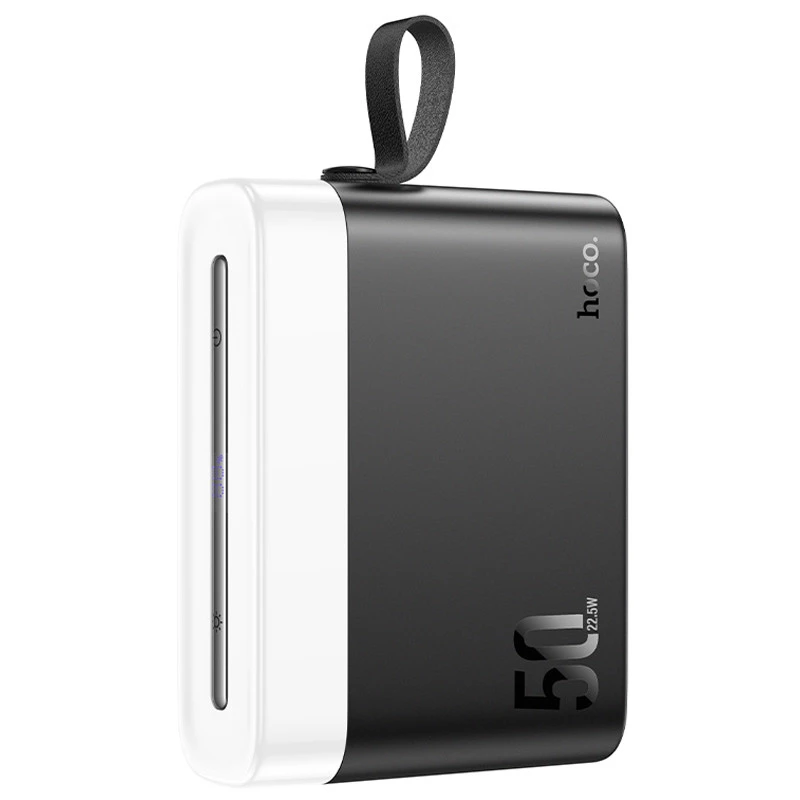 Портативне ЗП Power Bank Hoco J94A Masterful 22.5W 50000 mAh – Black. Фото 3 з 8
