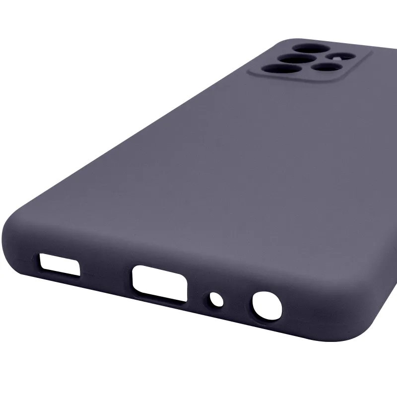 Чехол Silicone Case Lakshmi Premium з закритою камерою на Samsung Galaxy A52 4G / A52 5G – Серый / Dark Gray. Фото 6 из 6