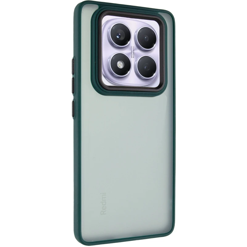 Чохол TPU+PC Lyon Frosted на Xiaomi Redmi Note 14 Pro 4G – Green. Фото 1 з 9