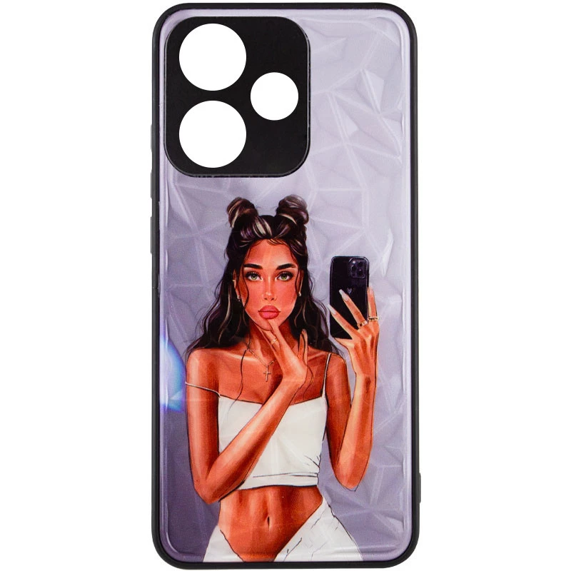 

Скляний чохол Prisma Ladies на Xiaomi Poco M6 4G (Black in White)