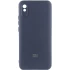 Чехол Silicone Case Lakshmi Premium L с закрытой камерой для Xiaomi Redmi 9A – Темно-синий / Midnight blue. Фото 1 из 2