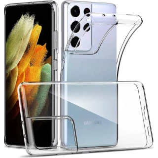 Ультратонкий силиконовый чехол 1 мм для Samsung Galaxy S23 Ultra фото 1 из 2