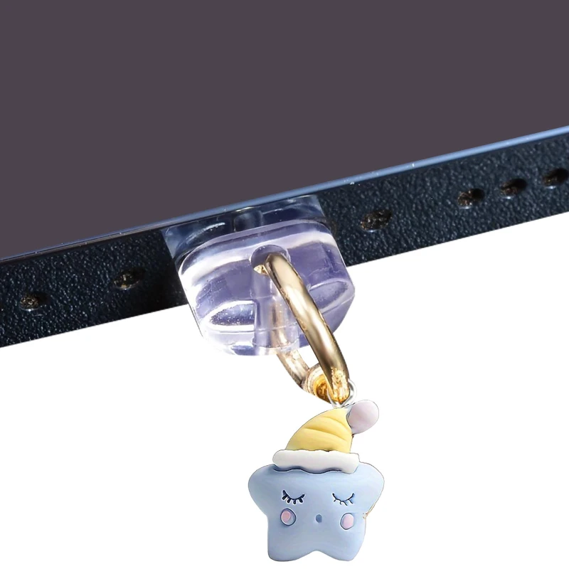 Заглушка силіконова Type-C з подвеской IP44 – Star blue. Фото 1 з 2