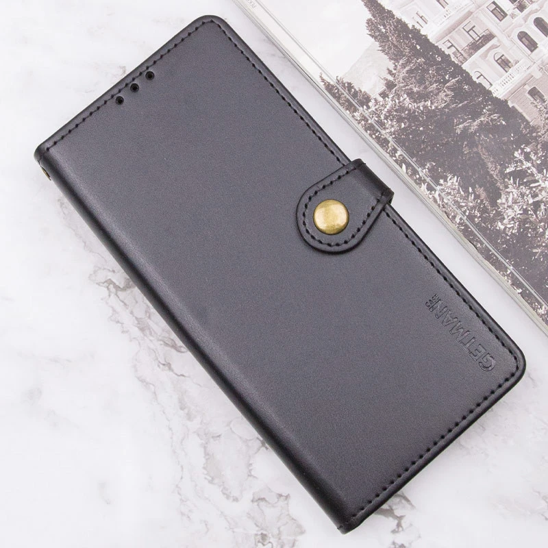 Чехол-книжка GETMAN Gallant  для Xiaomi Poco M7 – Черный. Фото 4 из 5